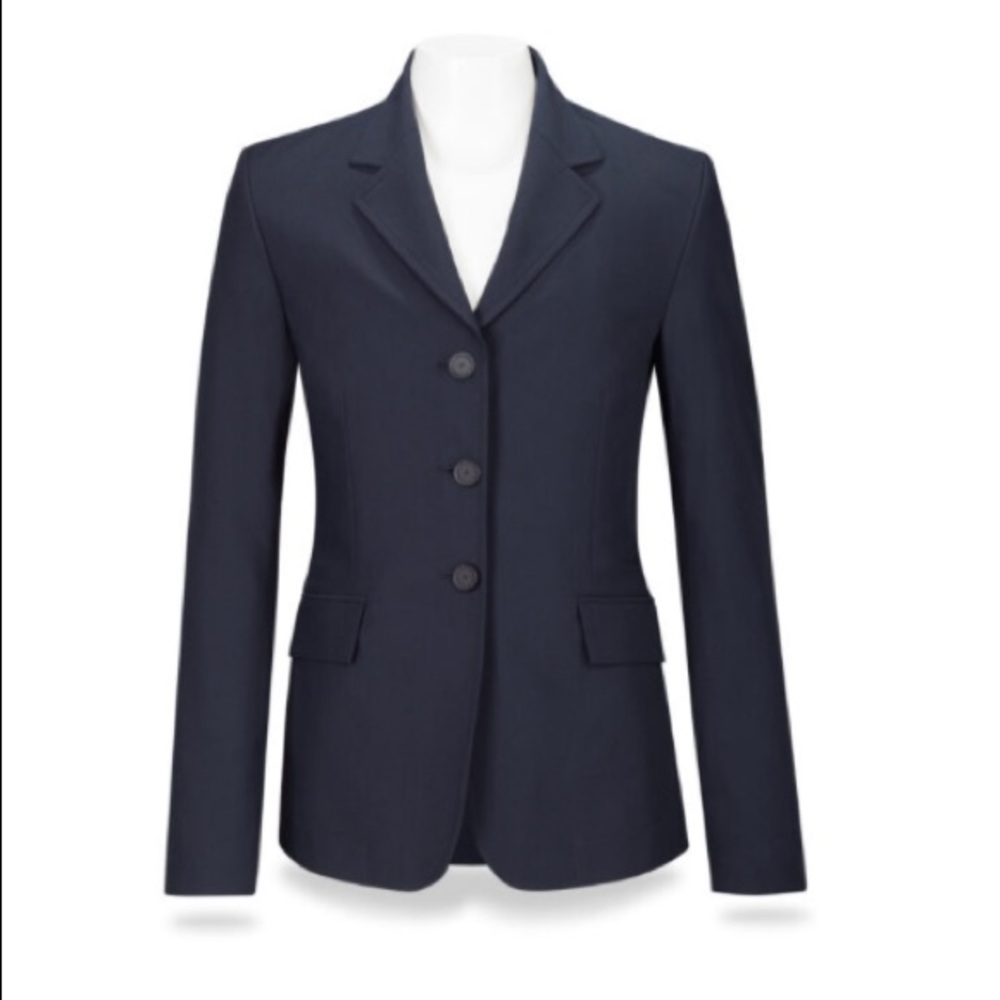 R.J. Classic Girls Riding Jacket Skylar Jr. 37.5 Grey Label Show Coat